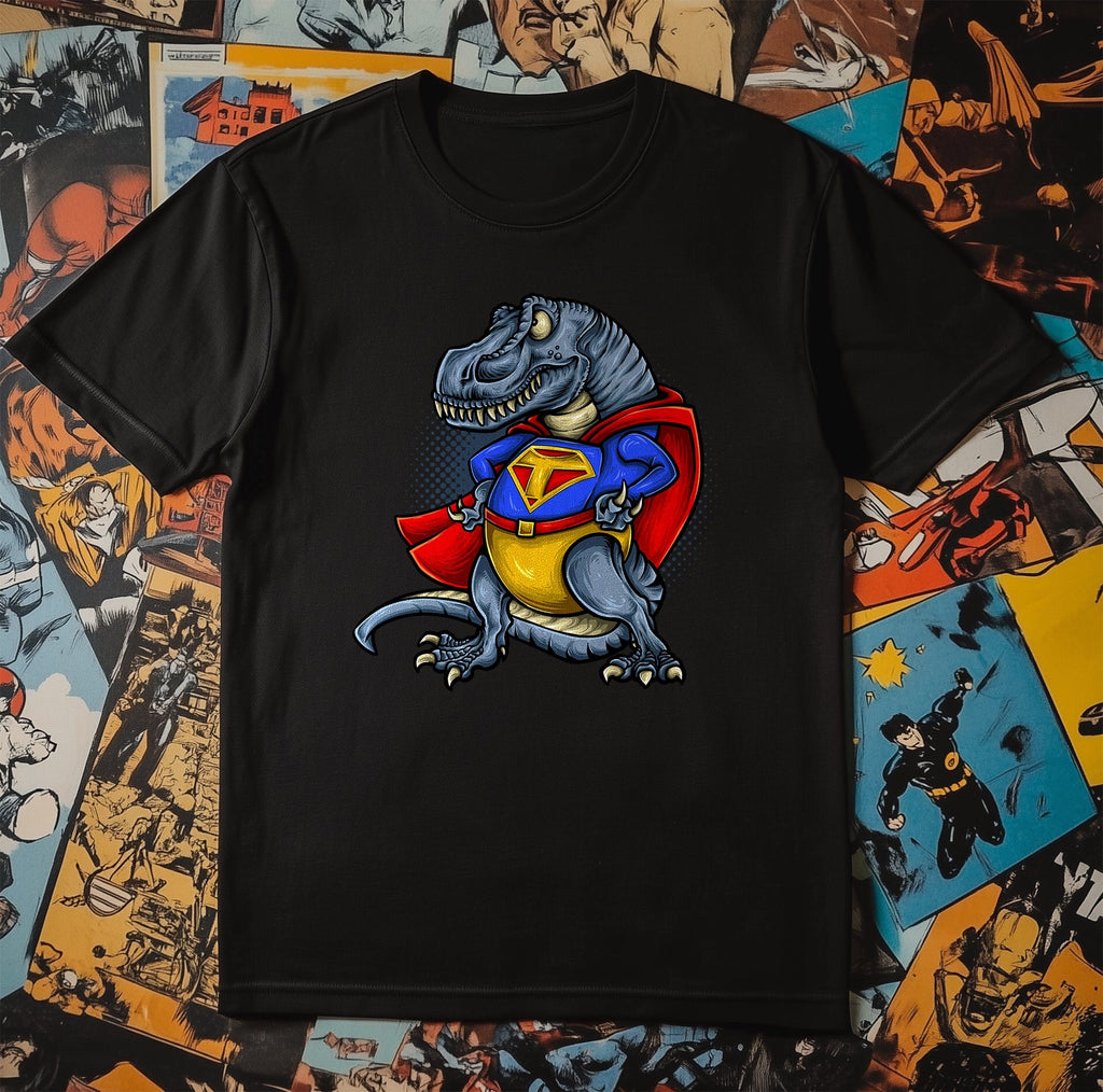 SuperT-Rex T-Shirt Hoodie, Sweatshirt | PureTeeCo.com (Image 1)
