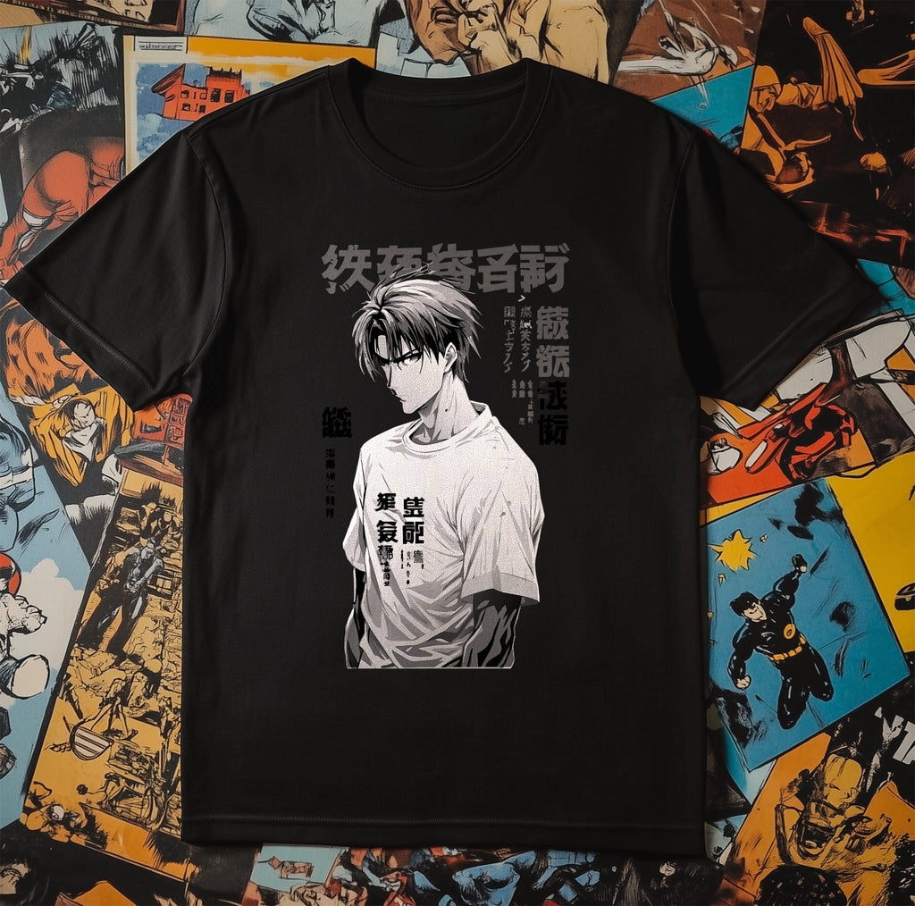 Anime Man Model T-Shirt Hoodie, Sweatshirt | PureTeeCo.com (Image 2)