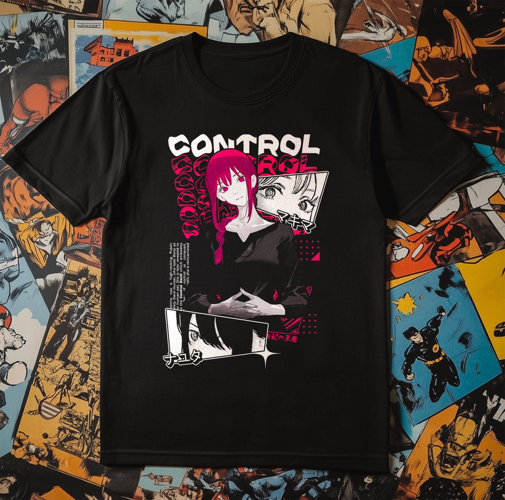 Chainsaw Man Makima T-shirt - Slice Hoodie, Sweatshirt | PureTeeCo.com (Image 1)