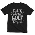 Golf-100 T-shirt: Eat, Sleep, Golf, Hoodie, Sweatshirt | PureTeeCo.com (Image 1)