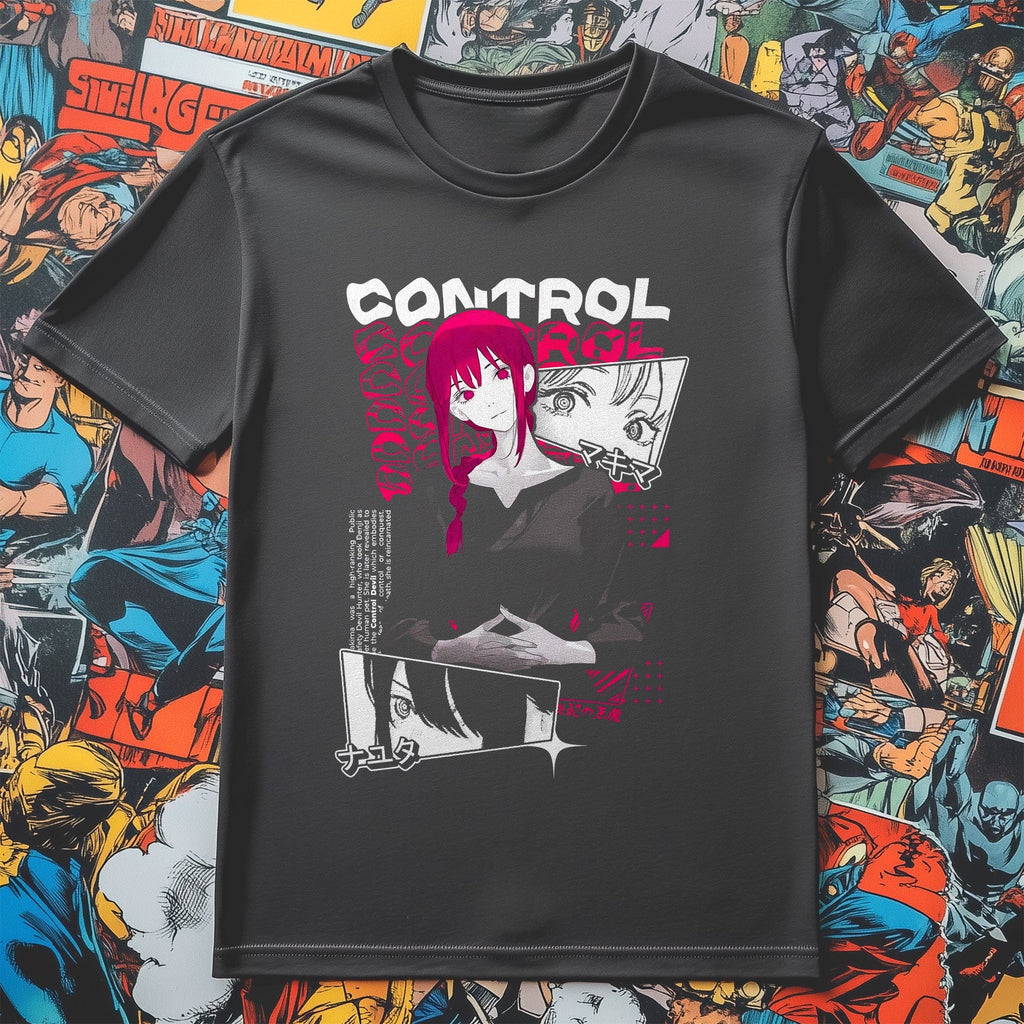 Chainsaw Man Makima T-shirt - Slice Hoodie, Sweatshirt | PureTeeCo.com (Image 3)