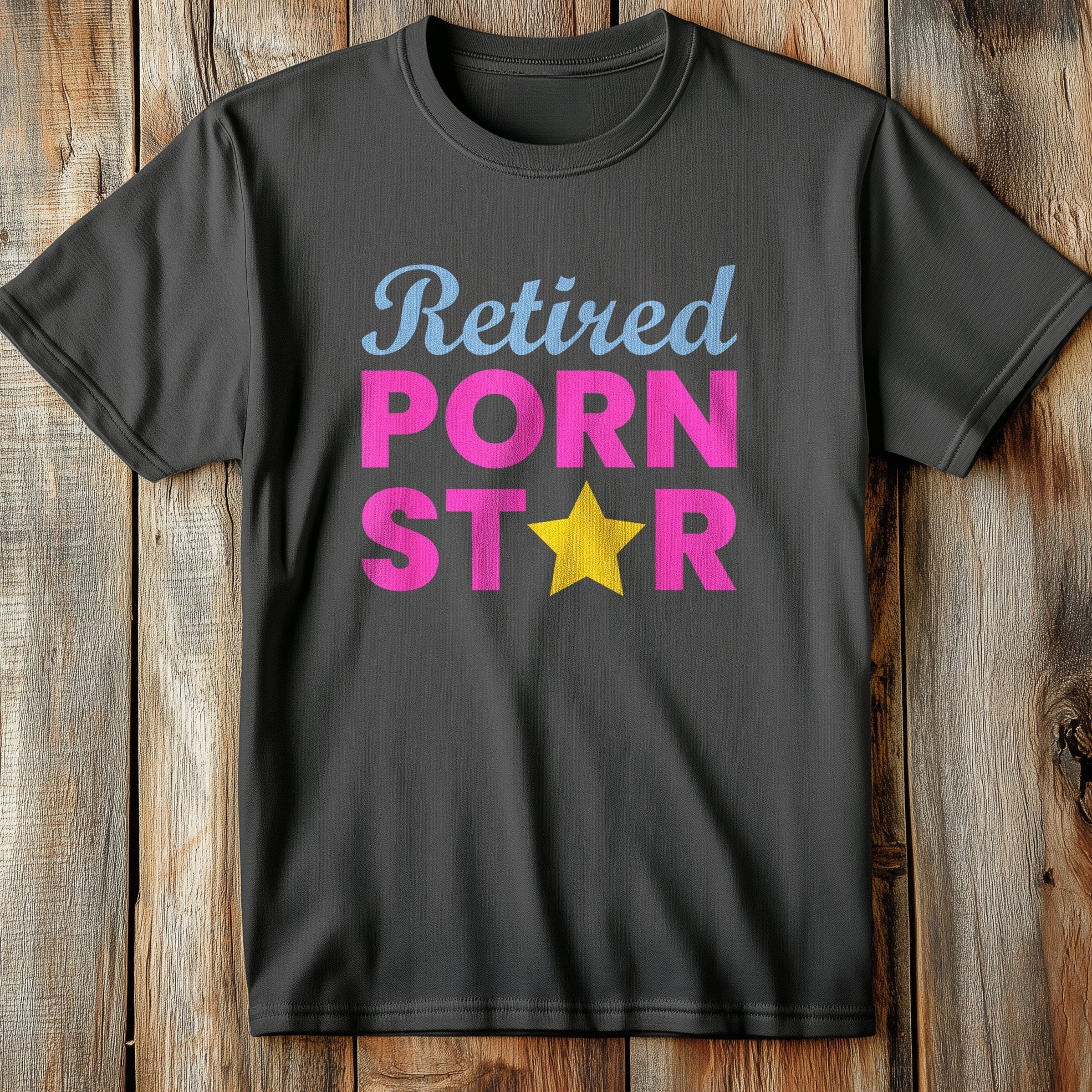Retired Porn Star T-Shirt Hoodie, Sweatshirt | PureTeeCo.com (Image 2)