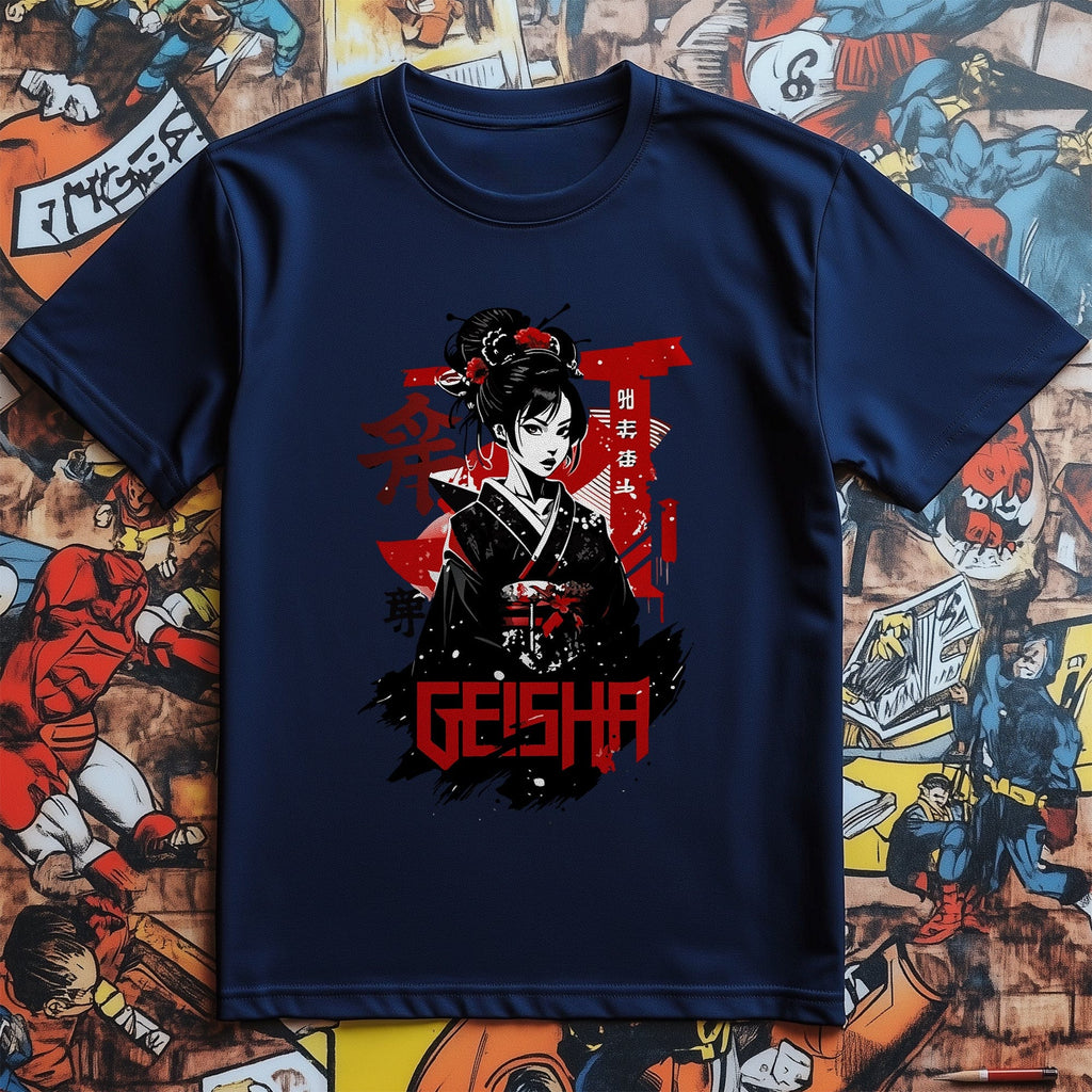 Jpan Geisha Anime T-Shirt Hoodie, Sweatshirt | PureTeeCo.com (Image 4)