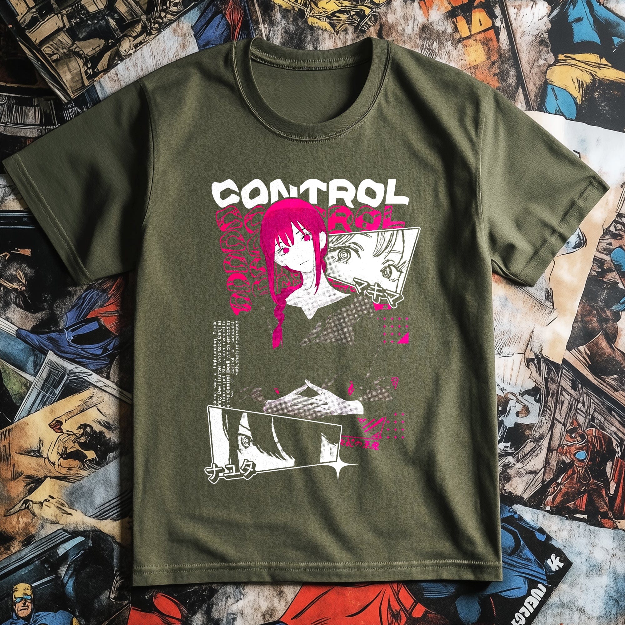 Chainsaw Man Makima T-shirt - Slice Hoodie, Sweatshirt | PureTeeCo.com (Image 5)