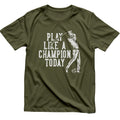 Golf 24 Swing into t-shirt Hoodie, Sweatshirt | PureTeeCo.com (Image 1)