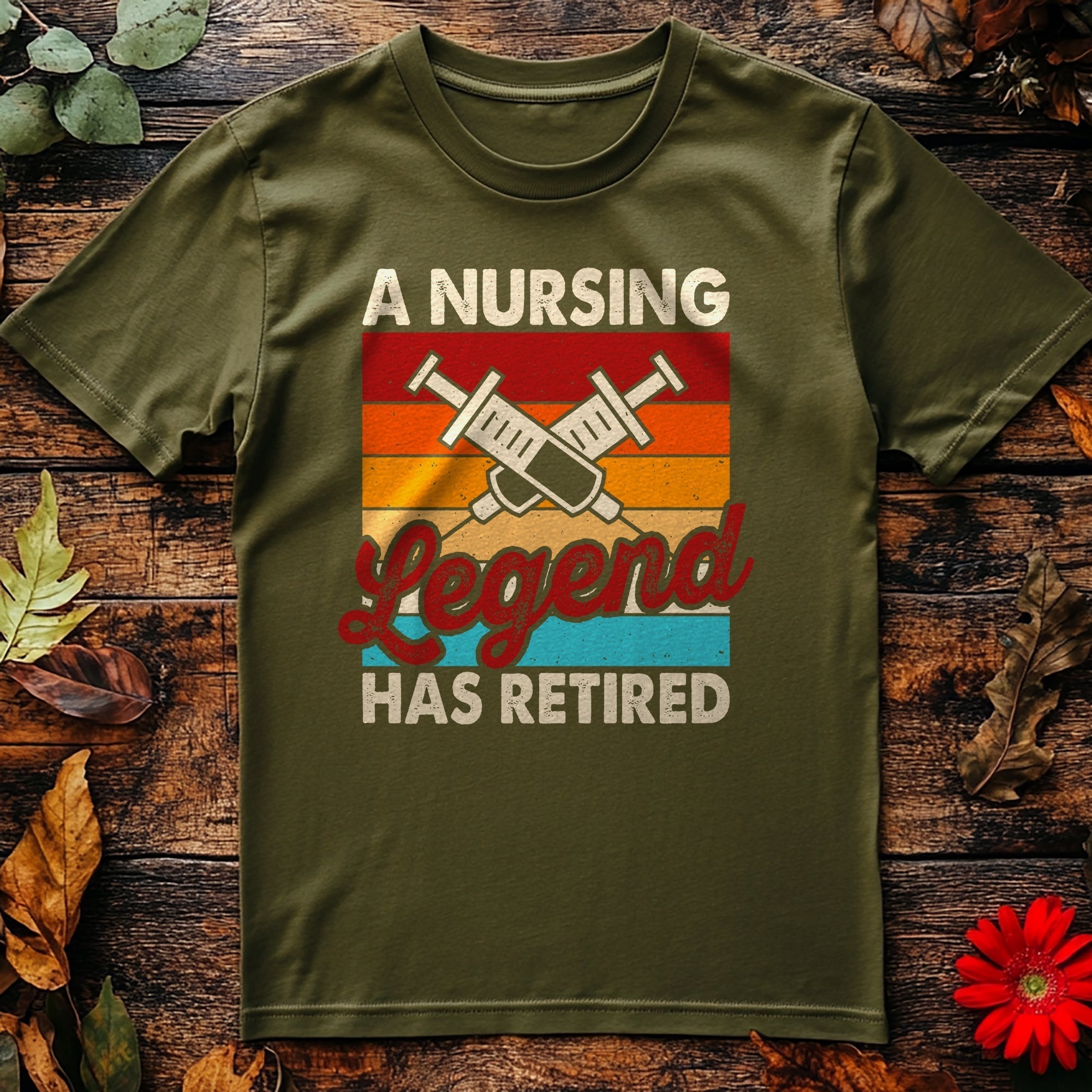 Nursing Legend Square t-shirt Hoodie, Sweatshirt | PureTeeCo.com (Image 4)