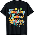 [100% Cotton] Astronomy Outer Space Teacher Life Teaching Future Leaders T-Shirt Hoodie, Sweatshirt | PureTeeCo.com