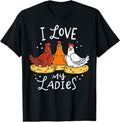 [100% Cotton] Chicken Chicks Eggs Farmer Funny Gift Womens T-Shirt Hoodie, Sweatshirt | PureTeeCo.com