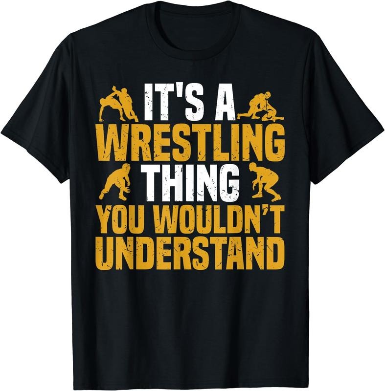 [100% Cotton] Funny It's A Wrestling Thing You Wouldn't Understand Fighter T-Shirt Hoodie, Sweatshirt | PureTeeCo.com