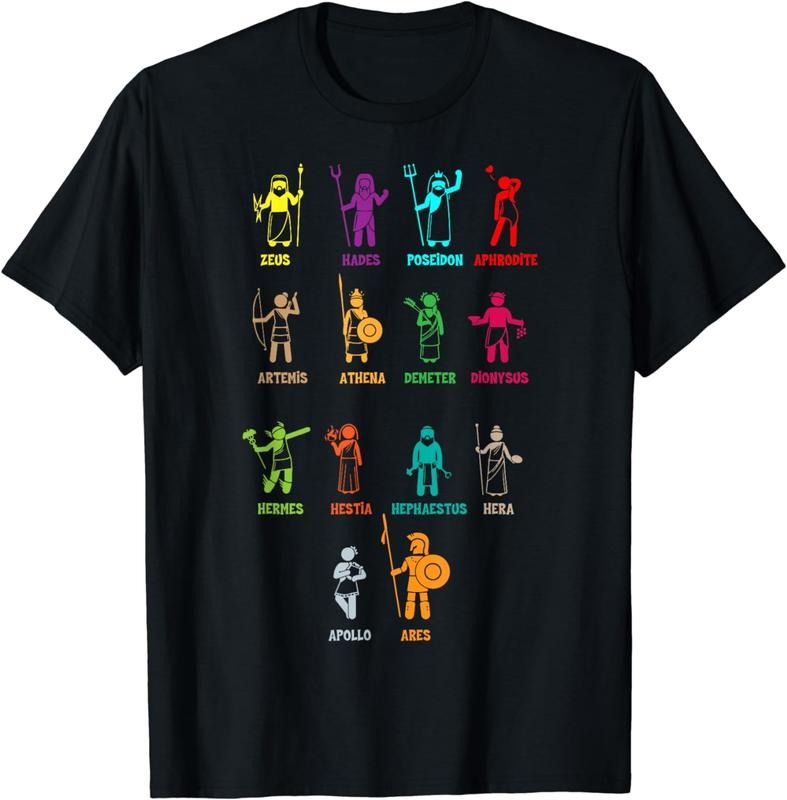 [100% Cotton] Greek Mythology Gods - Gods of Greece T-Shirt Hoodie, Sweatshirt | PureTeeCo.com