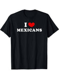 [100% Cotton] I Love Mexicans, I Heart Mexicans T-Shirt Hoodie, Sweatshirt | PureTeeCo.com