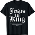 [100% Cotton] Jesus Is King Christian Faith Men Women Gifts T-Shirt Hoodie, Sweatshirt | PureTeeCo.com