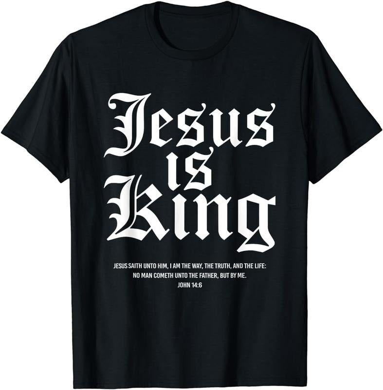 [100% Cotton] Jesus Is King Christian Faith Men Women Gifts T-Shirt Hoodie, Sweatshirt | PureTeeCo.com