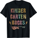 [100% Cotton] KINDERGARTEN ROCKS Reading Teacher Star Crew Kinder Vibes T-Shirt Hoodie, Sweatshirt | PureTeeCo.com