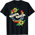 [100% Cotton] Luck Horseshoe American Traditional Tattoo Flash Alt T-Shirt Hoodie, Sweatshirt | PureTeeCo.com
