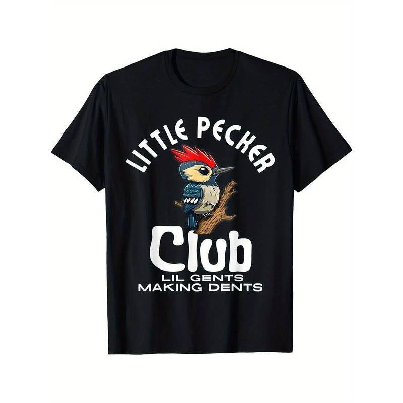 [100% Cotton] Men Little Pecker Club Lil Gents Making Dents Funny Men Women Printed T-shirt Hoodie, Sweatshirt