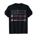[100% Cotton] Mens Patriotic Mechanic Flag American Car Repairman Gift USA Flag T-Shirt Hoodie, Sweatshirt | PureTeeCo.com