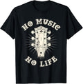 [100% Cotton] No Music No Life - Music Lover Rhythm and Passion Retro T-Shirt Hoodie, Sweatshirt | PureTeeCo.com