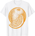 [100% Cotton] Orange Fruit Retro Vintage Art Graphic Gift - Orange T-Shirt Hoodie, Sweatshirt | PureTeeCo.com
