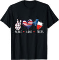 [100% Cotton] Peace love Texas flag grown Souvenirs for men women kids T-Shirt Hoodie, Sweatshirt | PureTeeCo.com