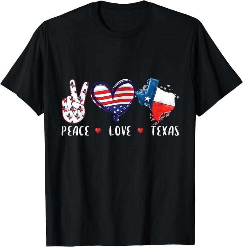 [100% Cotton] Peace love Texas flag grown Souvenirs for men women kids T-Shirt Hoodie, Sweatshirt | PureTeeCo.com