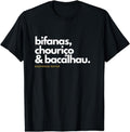 [100% Cotton] Portugal Food Shirt, Bifanas, Chourico, Bacalhau, Portuguese T-Shirt Hoodie, Sweatshirt | PureTeeCo.com