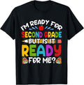 [100% Cotton] Ready For Second 2nd Grade Back To School Teachers Students T-Shirt Hoodie, Sweatshirt | PureTeeCo.com