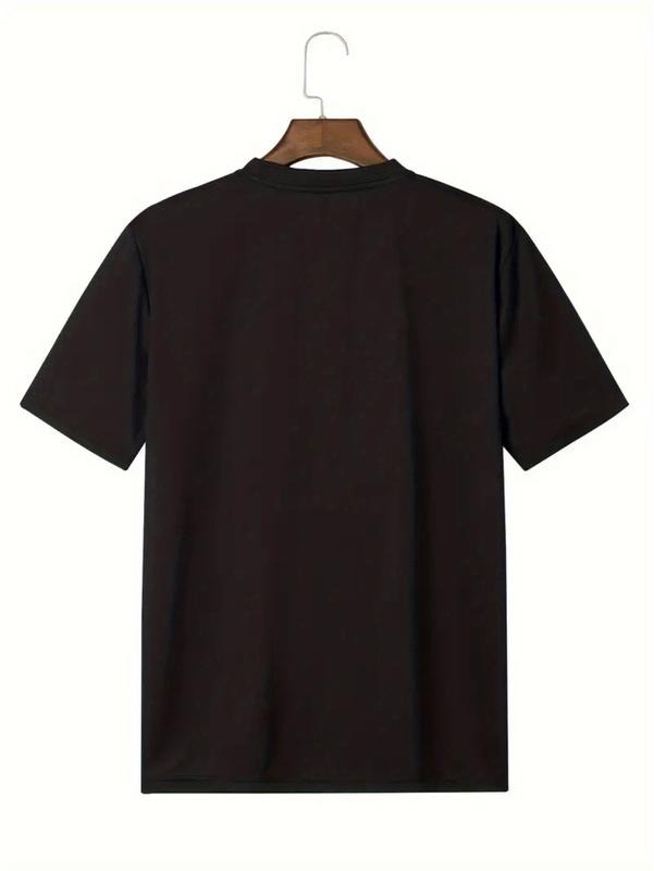 [100% Cotton][Soft Graphic Tee for All Seasons] Men's Casual Video Game Controller Graphic Tee - Soft Polyester, Round Neck