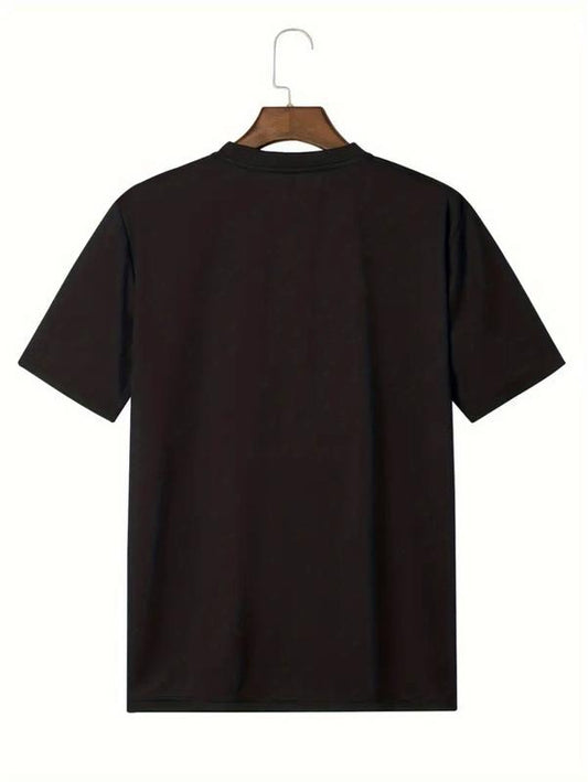 [100% Cotton][Soft Graphic Tee for All Seasons] Men's Casual Video Game Controller Graphic Tee - Soft Polyester, Round Neck