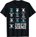 [100% Cotton] Stand Up For Science | Climate Change Earth Planet T-Shirt Hoodie, Sweatshirt | PureTeeCo.com