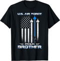 [100% Cotton] U.S. Air Force Stars Air Force Proud Brother T-Shirt Hoodie, Sweatshirt | PureTeeCo.com