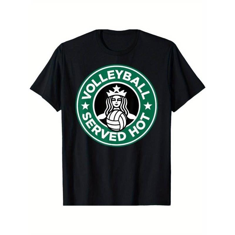 [100% Cotton] Volleyball Served Hot T-Shirt - Great Volleyball Player Tee T-Shirt
