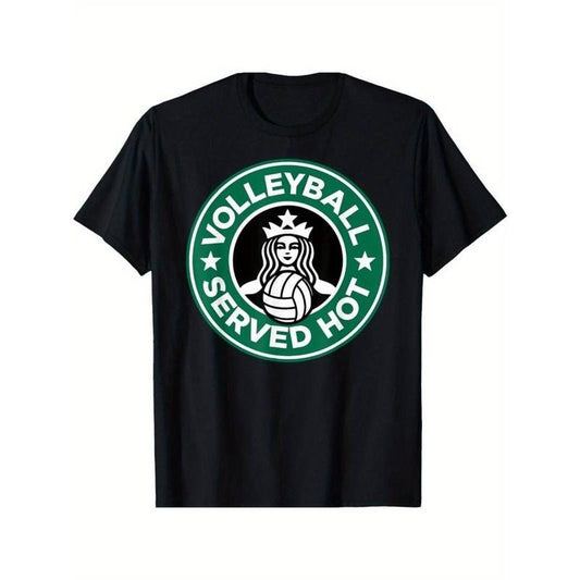 [100% Cotton] Volleyball Served Hot T-Shirt - Great Volleyball Player Tee T-Shirt