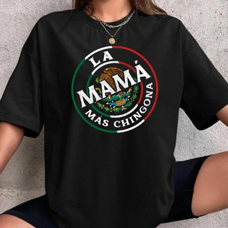 [100% Cotton] la mamá más Tshirt Hoodie, Sweatshirt | PureTeeCo.com