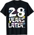 100% Cotton 28 YEARS LATER 28th 28 year Old Birthday Gifts for Women Men T-Shirt Hoodie, Sweatshirt | PureTeeCo.com