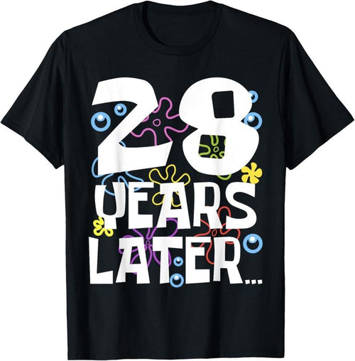 100% Cotton 28 YEARS LATER 28th 28 year Old Birthday Gifts for Women Men T-Shirt Hoodie, Sweatshirt | PureTeeCo.com