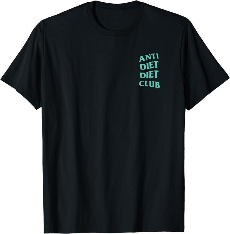 [100% Cotton]Anti Diet Diet Club Mint Logo (Front + Back Design) T-Shirt Hoodie, Sweatshirt | PureTeeCo.com