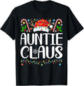 100% Cotton Auntie Claus Christmas Aunt Xmas Matching Family Christmas T-Shirt Hoodie, Sweatshirt | PureTeeCo.com