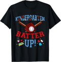 [100% Cotton]Back To School Kindergarten Batter Up Baseball First Day T-Shirt Hoodie, Sweatshirt | PureTeeCo.com