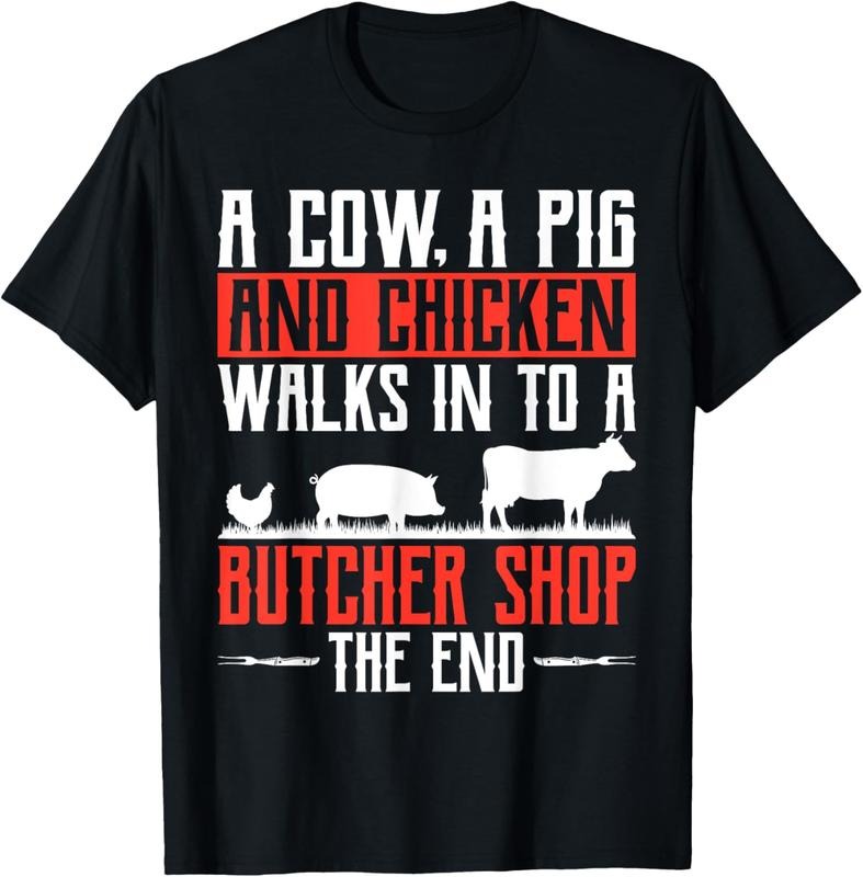 100% Cotton Butcher For Men Meat Cutter Cutting Meat Market Butcher Shop T-Shirt Hoodie, Sweatshirt | PureTeeCo.com