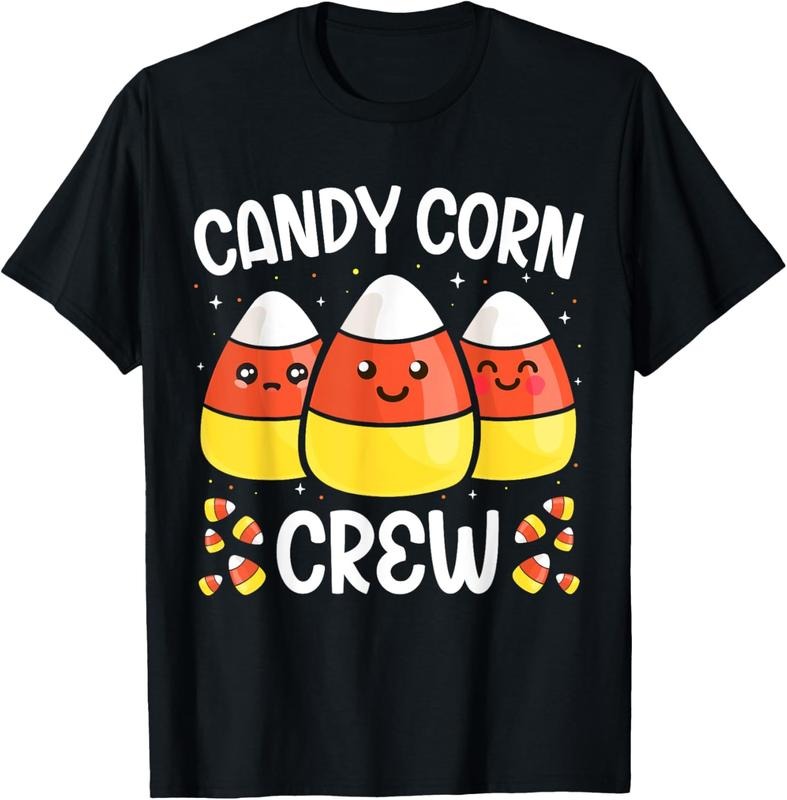 100% Cotton Candy Corn Crew Halloween Costume Men Women Friends T-Shirt Hoodie, Sweatshirt | PureTeeCo.com