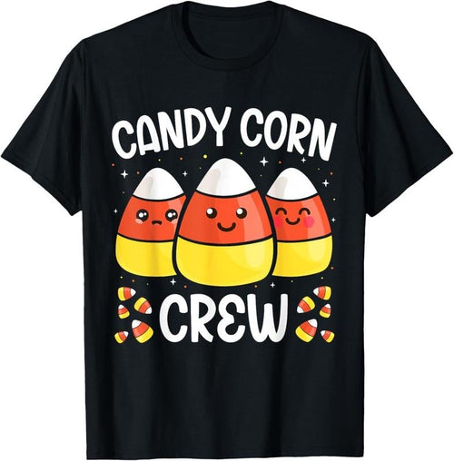100% Cotton Candy Corn Crew Halloween Costume Men Women Friends T-Shirt Hoodie, Sweatshirt | PureTeeCo.com