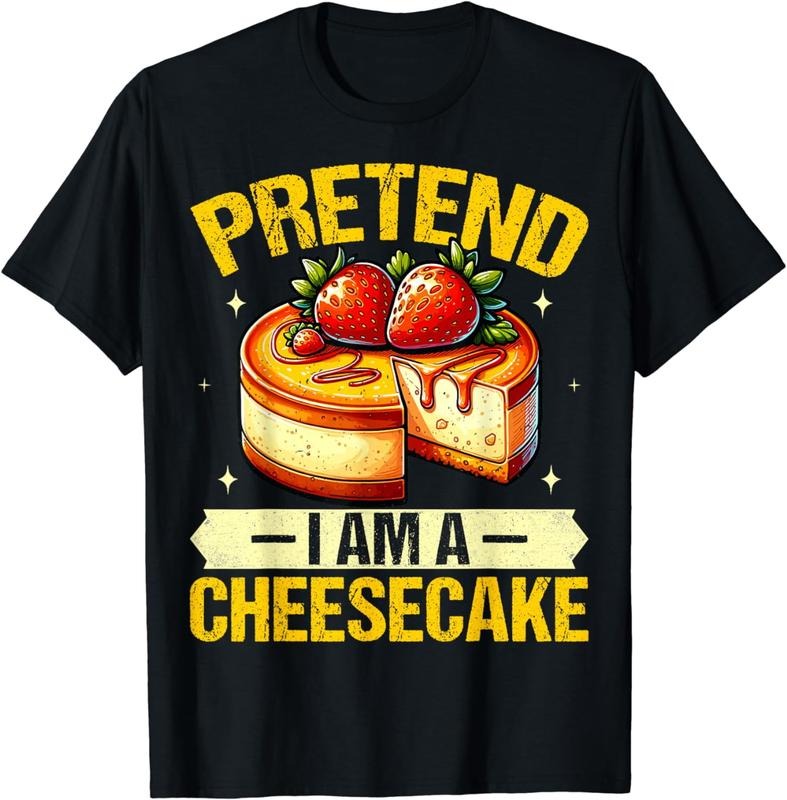 [100% Cotton]Cheesecake Lover Halloween - Funny Pretend I'm a Cheesecake T-Shirt Hoodie, Sweatshirt | PureTeeCo.com