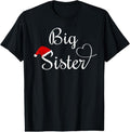 100% Cotton Christmas Big Sister T-Shirt Hoodie, Sweatshirt | PureTeeCo.com