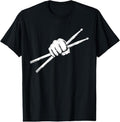 100% Cotton Drumsticks Drummer - Drumset Drums Gift T-Shirt Hoodie, Sweatshirt | PureTeeCo.com