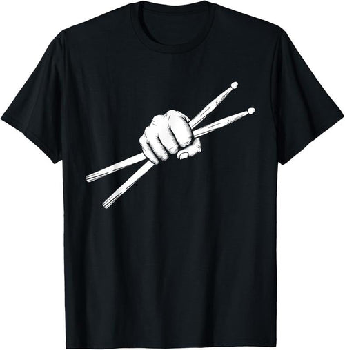 100% Cotton Drumsticks Drummer - Drumset Drums Gift T-Shirt Hoodie, Sweatshirt | PureTeeCo.com