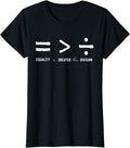 [100% Cotton]Equality is Greater Than Division Social Justice Math T-Shirt Hoodie, Sweatshirt | PureTeeCo.com
