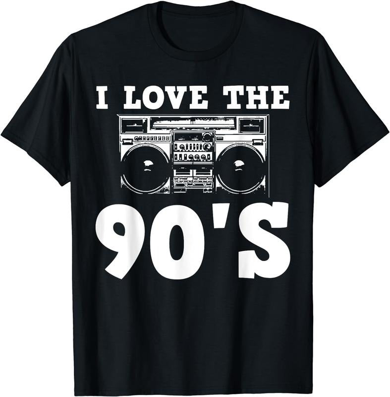 [100% Cotton]Funny 90's Women Men T-Shirt Black Hoodie, Sweatshirt | PureTeeCo.com