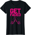 [100% Cotton]Funny Get Faded Barber Gift For Men Women Cool Hairstylist T-Shirt Hoodie, Sweatshirt | PureTeeCo.com