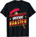 [100% Cotton]Funny Hotdog Grilling - Grill Master Weenie Roaster T-Shirt Hoodie, Sweatshirt | PureTeeCo.com
